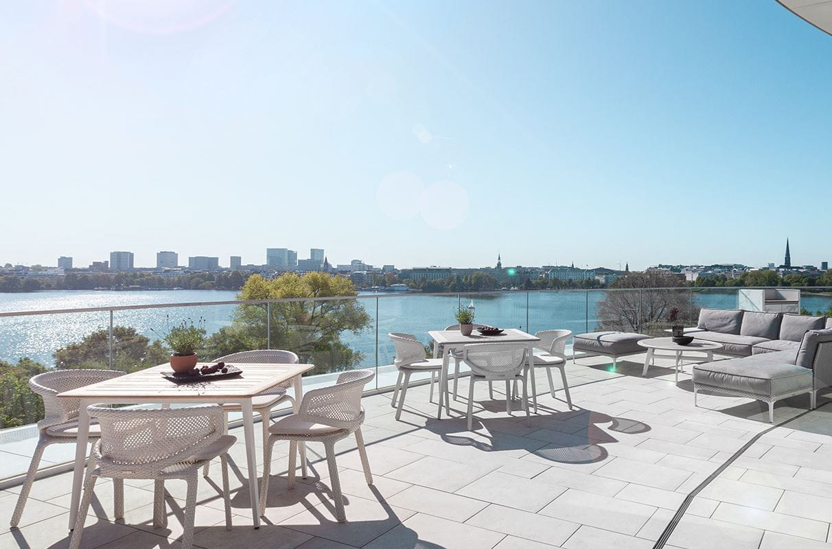 DEDON Projects - Fontenay, Hamburg